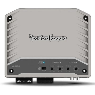 Rockford Fosgate Amplificador M2500x1 Grey One Size Rockford Fosgate Amplificador M2500x1 Grey One Size