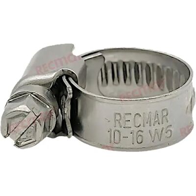 Recmar Abrazadera Acero Inoxidable W5 25 Unidades Silver 8-12 mm Recmar Abrazadera Acero Inoxidable W5 25 Unidades Silver 8-12 mm