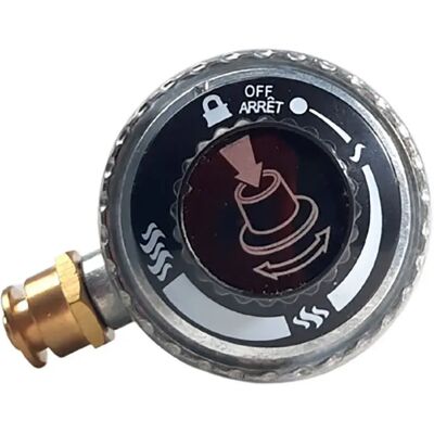 Camco Regulador De Gas De Conexión Rápida Eu 125 Silver / Black One Size Camco Regulador De Gas De Conexión Rápida Eu 125 Silver / Black One Size