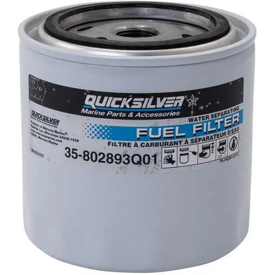 Quicksilver Filtro De Combustible Separador De Agua Mercury Mercruiser 802893q01 White One Size Quicksilver Filtro De Combustible Separador De Agua Mercury Mercruiser 802893q01 White One Size