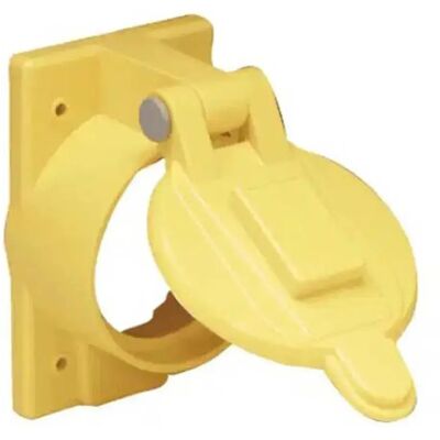 Marinco Cubierta Para Toma De Corriente Resistente A La Intemperie 50a 250v Yellow One Size Marinco Cubierta Para Toma De Corriente Resistente A La Intemperie 50a 250v Yellow One Size