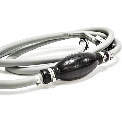 Moeller Manguera De Combustible Universal Con Bulbo 2 M Grey / Black 10 mm Moeller Manguera De Combustible Universal Con Bulbo 2 M Grey / Black 10 mm