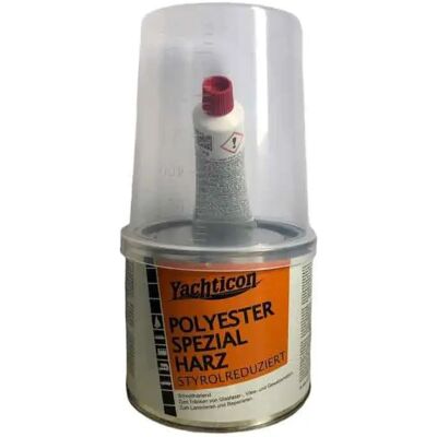 Yachticon Resina Especial Con Endurecedor Poliéster 2kg Clear One Size Yachticon Resina Especial Con Endurecedor Poliéster 2kg Clear One Size