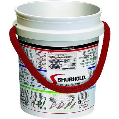 Shurhold Cubo Con Asa De Cuerda White One Size Shurhold Cubo Con Asa De Cuerda White One Size
