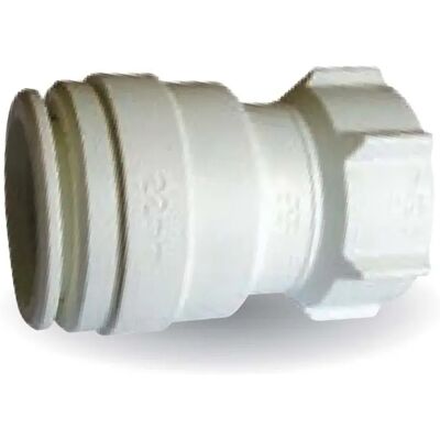 John Guest Conector Rápido Rr068 F 1/2´´ 15 Mm White / Brass One Size John Guest Conector Rápido Rr068 F 1/2´´ 15 Mm White / Brass One Size