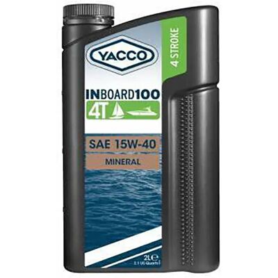 Yacco Aceite Inboard 100 4t 15w40 2l Green One Size Yacco Aceite Inboard 100 4t 15w40 2l Green One Size