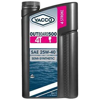 Yacco Aceite Outboard 500 4t 25w40 5l Green One Size Yacco Aceite Outboard 500 4t 25w40 5l Green One Size