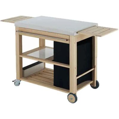 Carro de madera y acero Enò Mobilot - Resistente a la intemperie, Diseño francés Carro de madera y acero Enò Mobilot - Resistente a la intemperie, Diseño francés