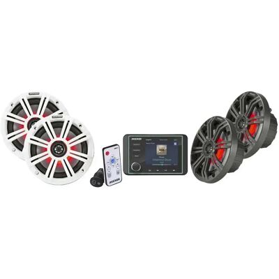 Kicker Altavoz Kmc5 Confort Pack 4hp 6.5´´ Black / White One Size Kicker Altavoz Kmc5 Confort Pack 4hp 6.5´´ Black / White One Size