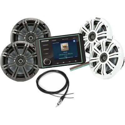Kicker Altavoz Kmc5 Sport Pack 4x6.5´´ Black / White One Size Kicker Altavoz Kmc5 Sport Pack 4x6.5´´ Black / White One Size