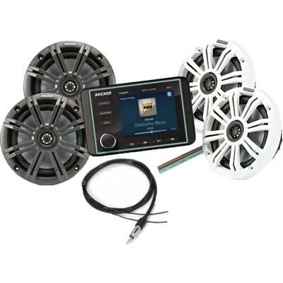 Kicker Altavoz Kmc5 Sport Pack 6.5´´ Black / White One Size Kicker Altavoz Kmc5 Sport Pack 6.5´´ Black / White One Size