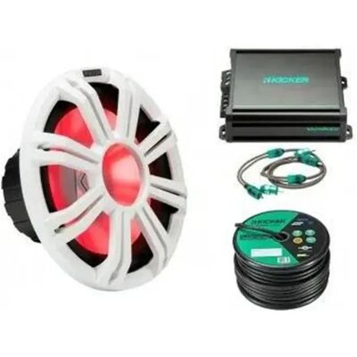 Kicker Subwoofer Sub Pack 10´´ Black / White One Size Kicker Subwoofer Sub Pack 10´´ Black / White One Size