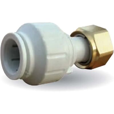 John Guest Conector Recto Latón F 1/2´´ 15 Mm White / Brass One Size John Guest Conector Recto Latón F 1/2´´ 15 Mm White / Brass One Size