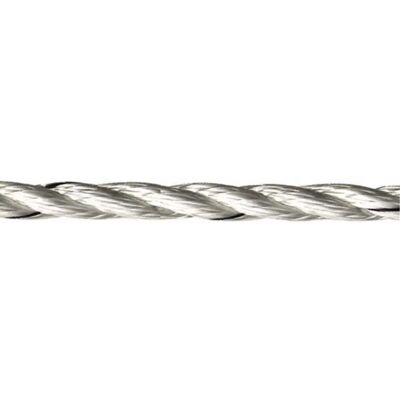 Marlow Ropes Cuerda De 3 Cabos Poliéster 200 M 6 Mm White One Size Marlow Ropes Cuerda De 3 Cabos Poliéster 200 M 6 Mm White One Size