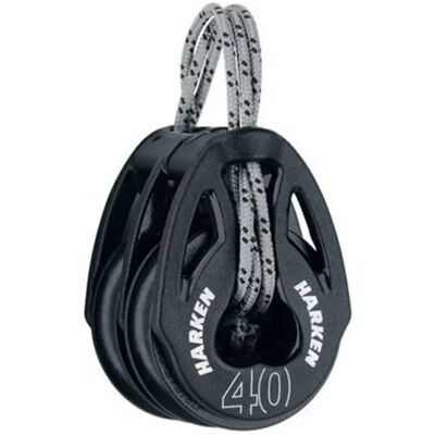 Harken Polea Doble Blk-carbo T2 40 Mm One Size Harken Polea Doble Blk-carbo T2 40 Mm One Size