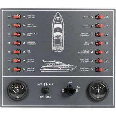 Osculati Cuadro eléctrico con 14 consumidores M2 Osculati Cuadro eléctrico con 14 consumidores M2