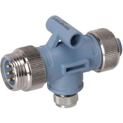Maretron Conector T Mini Nmea 2000 Male/female Blue / Silver One Size Maretron Conector T Mini Nmea 2000 Male/female Blue / Silver One Size