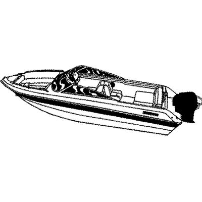 Taylor Funda Para Barco V Hull Outboard 4.9 M Grey One Size Taylor Funda Para Barco V Hull Outboard 4.9 M Grey One Size