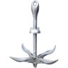 Oem Marine Umbrella Folding Anchor Plateado 12 kg