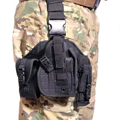 Airsoft Funda Modular Para Pierna Black One Size Airsoft Funda Modular Para Pierna Black One Size