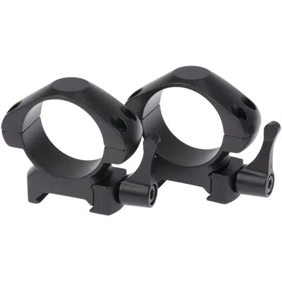 Stinger Anillas De Liberación Rápida De 4 Tornillos Con Monturas De Altura Media Acero 30 Mm Black One Size Stinger Anillas De Liberación Rápida De 4 Tornillos Con Monturas De Altura Media Acero 30 Mm Black One Size