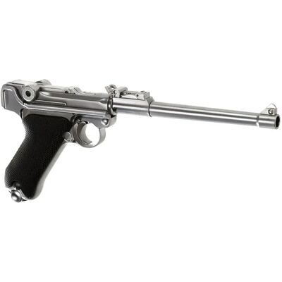 We Pistola De Airsoft P08 8´´ Full Metal Gbb Silver One Size We Pistola De Airsoft P08 8´´ Full Metal Gbb Silver One Size