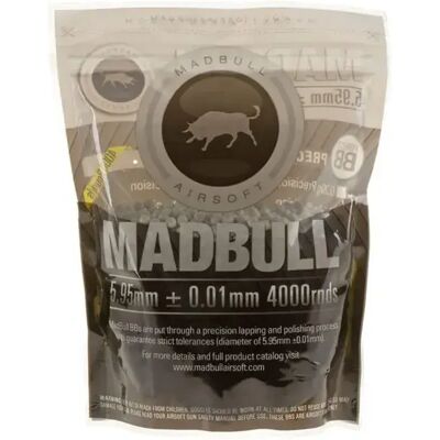 Madbull Bolas De Airsoft 0.23g Bio Premium Match Grade Pla 4000rds White One Size Madbull Bolas De Airsoft 0.23g Bio Premium Match Grade Pla 4000rds White One Size