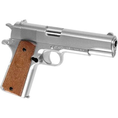 Kwc Pistola De Airsoft M1911 Silver Spring Gun Silver One Size Kwc Pistola De Airsoft M1911 Silver Spring Gun Silver One Size