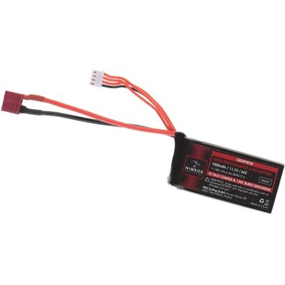 Nimrod Batería Lipo 11.1v 1000mah 65c Graphene Peq Type T-plug Black One Size Nimrod Batería Lipo 11.1v 1000mah 65c Graphene Peq Type T-plug Black One Size