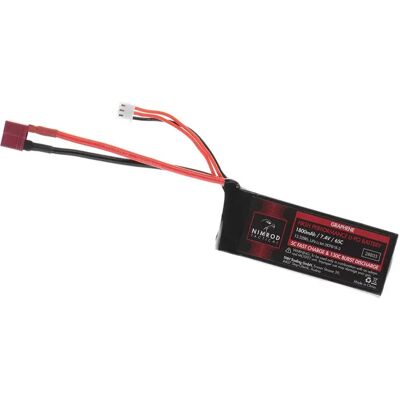 Nimrod Batería Lipo 7.4v 1800mah 65c Graphene Mini Type T-plug Black One Size Nimrod Batería Lipo 7.4v 1800mah 65c Graphene Mini Type T-plug Black One Size