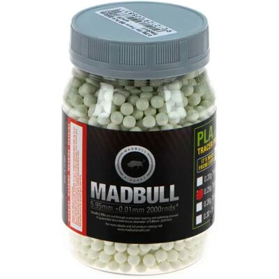 Madbull Bolas De Airsoft 0.25g Bio Tracer Bb Pla 2000rds White One Size Madbull Bolas De Airsoft 0.25g Bio Tracer Bb Pla 2000rds White One Size