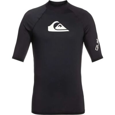 Quiksilver Rash Guard Manga Corta All Time Uv Black M Quiksilver Rash Guard Manga Corta All Time Uv Black M