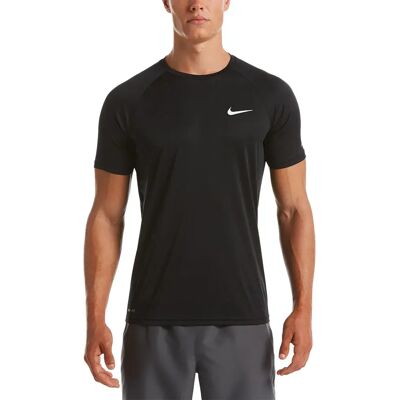 Nike Rash Guard Manga Corta Hydroguard Essential Black L Nike Rash Guard Manga Corta Hydroguard Essential Black L