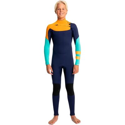 Hurley Traje De Neopreno De Manga Larga Y Cremallera Pectoral Advant 4/3 Mm Flag Blue 14-15 Años Hurley Traje De Neopreno De Manga Larga Y Cremallera Pectoral Advant 4/3 Mm Flag Blue 14-15 Años