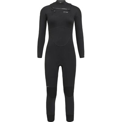 Orca Traje De Neopreno Con Cremallera En El Pecho De Manga Larga Para Mujer Tango 4/3 Mm Black S Orca Traje De Neopreno Con Cremallera En El Pecho De Manga Larga Para Mujer Tango 4/3 Mm Black S