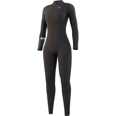 Mystic Traje De Neopreno De Manga Larga Con Cremallera En La Espalda Para Mujer Dazzled 4/3 Mm Black XS Mystic Traje De Neopreno De Manga Larga Con Cremallera En La Espalda Para Mujer Dazzled 4/3 Mm Black XS