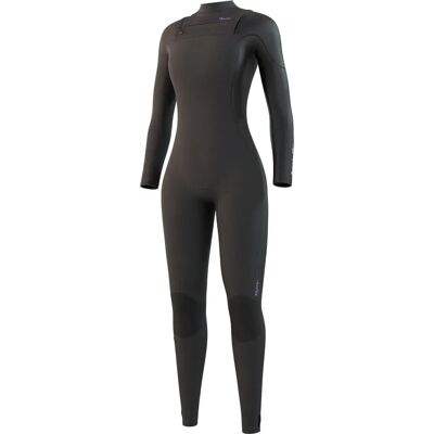 Mystic Traje De Neopreno Con Cremallera En El Pecho De Manga Larga Para Mujer Jayde 4/3 Mm Black XS Mystic Traje De Neopreno Con Cremallera En El Pecho De Manga Larga Para Mujer Jayde 4/3 Mm Black XS