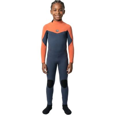 Mystic Traje De Neopreno De Manga Larga Con Cremallera En La Espalda Para Jóvenes Star 5/4 Mm Navy / Orange M Mystic Traje De Neopreno De Manga Larga Con Cremallera En La Espalda Para Jóvenes Star 5/4 Mm Navy / Orange M