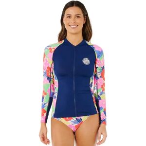 Rip Curl Rash Guard Manga Larga Con Cremallera Entera Party Wave Upf Multi XL Rip Curl Rash Guard Manga Larga Con Cremallera Entera Party Wave Upf Multi XL
