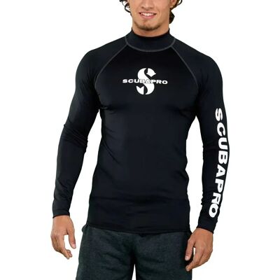 Scubapro Rash Guard Manga Larga Upf 50 Rash Guard Black L Scubapro Rash Guard Manga Larga Upf 50 Rash Guard Black L