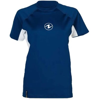 Aqualung Rash Guard Manga Corta Lf Navy / White XS Aqualung Rash Guard Manga Corta Lf Navy / White XS