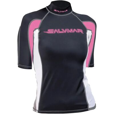 Salvimar Rash Guard Manga Corta Oasi Black / Pink M Salvimar Rash Guard Manga Corta Oasi Black / Pink M