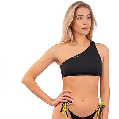 Nebbia Top De Bikini One Shoulder Bandeau 448 Black M Nebbia Top De Bikini One Shoulder Bandeau 448 Black M
