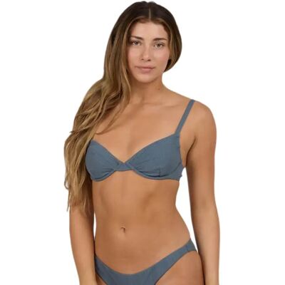 Salty Crew Top De Bikini Seafarer Balcony Fin Blue M Salty Crew Top De Bikini Seafarer Balcony Fin Blue M