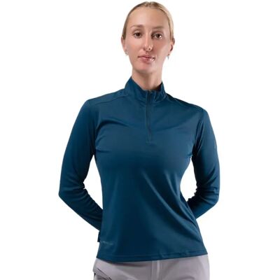 Zhik Rash Guard Manga Larga Uvactive 1/4 Zip Deep Teal XL Zhik Rash Guard Manga Larga Uvactive 1/4 Zip Deep Teal XL