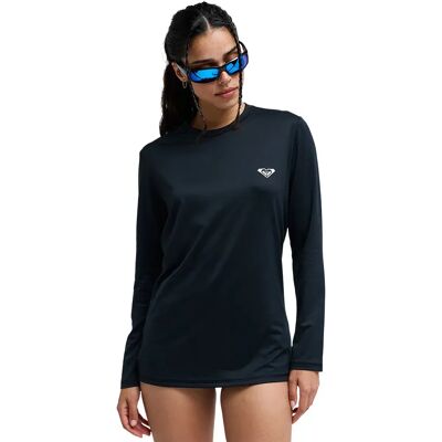Roxy Rash Guard Manga Larga Happy Waves Anthracite XL Roxy Rash Guard Manga Larga Happy Waves Anthracite XL