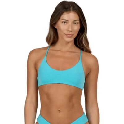 Salty Crew Top De Bikini Seafarer Solids Bralette Turquoise S Salty Crew Top De Bikini Seafarer Solids Bralette Turquoise S