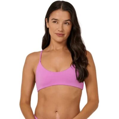 Salty Crew Top De Bikini Seafarer Solids Bralette Violet L Salty Crew Top De Bikini Seafarer Solids Bralette Violet L