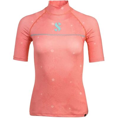 Scubapro Rash Guard Manga Corta T-flex Coral 2XL Scubapro Rash Guard Manga Corta T-flex Coral 2XL