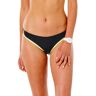 Rip Curl Twin Fin Solid Cheeky Bikini Bottom Negro 2XS Mujer